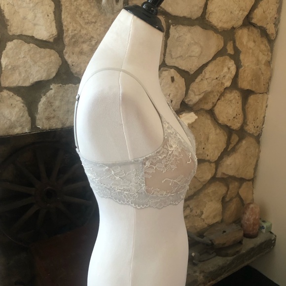 Natori Devotion Full Coverage Bralette in Mink/ Warm White - Picture 6 of 12